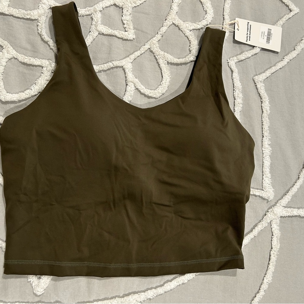 Olive Green Crop Top *NWT*